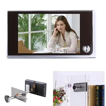 

3.5" LCD TFT Doorbell Viewer Digital Door Peephole Viewer Camera Door Eye Video record 120 Degrees Night vision