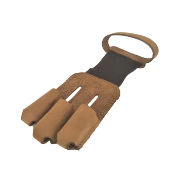

Arm 3 finger guard Brown Practice Training Accessories Protective Gloves