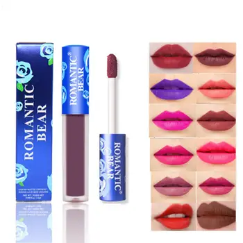 

12PCS/LOT Lipstick Set Hot Maquillaje Matte Liquid Lip stick Cosmetics Batom Lips Make Up Waterproof lip gloss Beauty