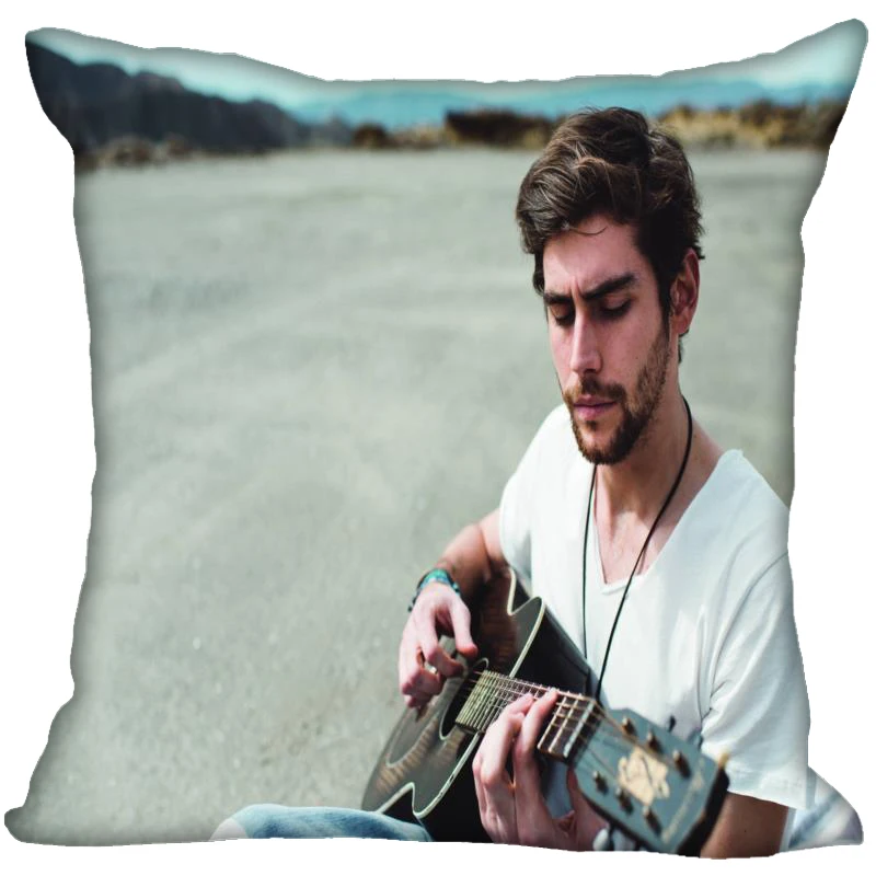 Испания поп певец Alvaro Soler наволочка атласная ткань квадратная наволочка для подушки Подушка на молнии чехлы для дома офиса свадьбы декоративные - Цвет: 9