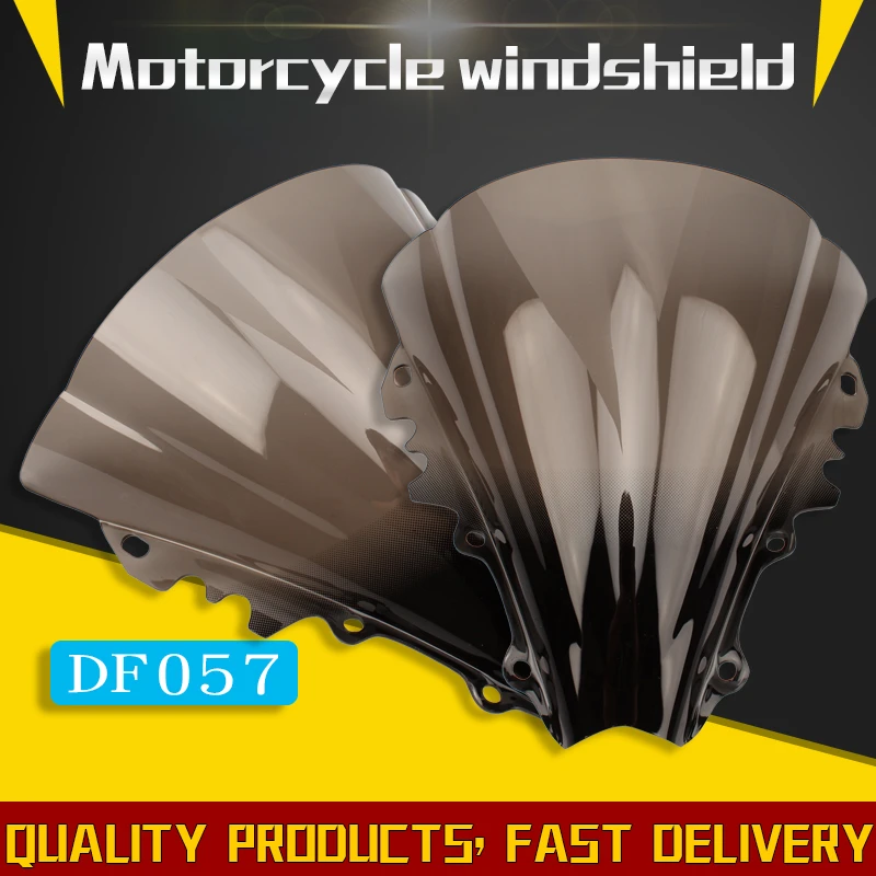 Высококачественный для Yamaha YZF R6 2006 2007 06 07 для велосипеда из АБС-пластика мотоцикл лобовое стекло черный дым