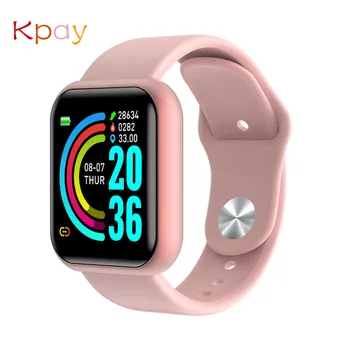 

Kpay D20 Pro Smart Watch Bluetooth Fitness Tracker Sports Watch Heart Rate Monitor Blood Pressure Smart Bracelet for Android IOS