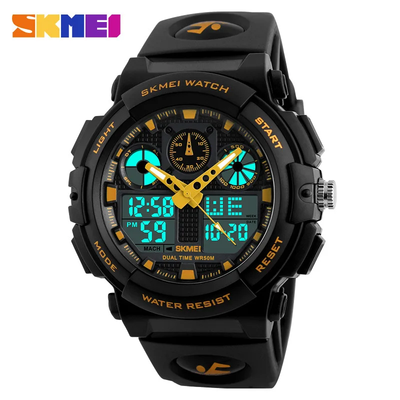 

Brand Big Date Sports Outdoor Digital Cool Watches Mens Rubber Strap Male Hand Clock Youth Luminous Blue Cost Wrist Watch