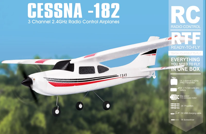 WLtoys F949 2,4G 3Ch RC самолет с фиксированным крылом самолет наружные игрушки Дрон RTF обновленная версия цифровой сервопривод пропеллер, сильная посылка