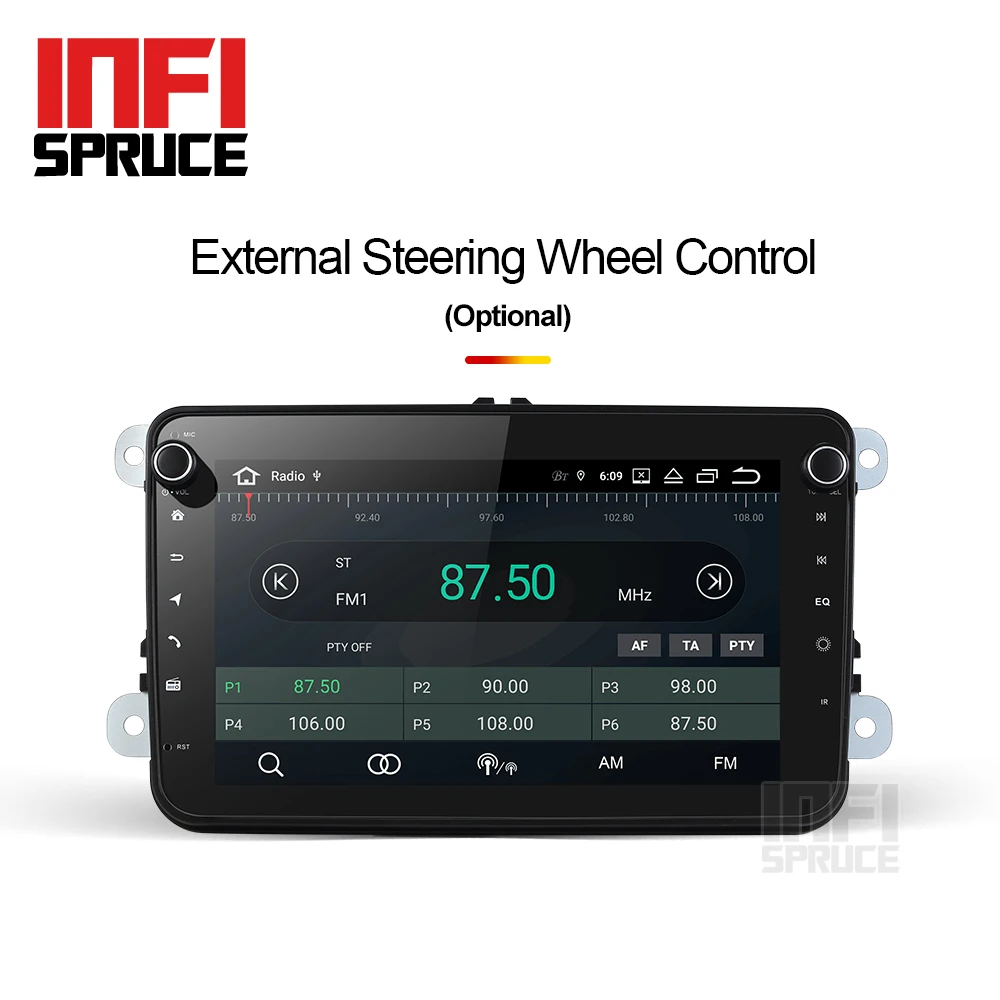 Android 9,0 автомобильный dvd радио плеер для vw golf tiguan polo для Skoda Fabia octavia Superb Yeti Автомобильный gps навигатор стерео 2 din