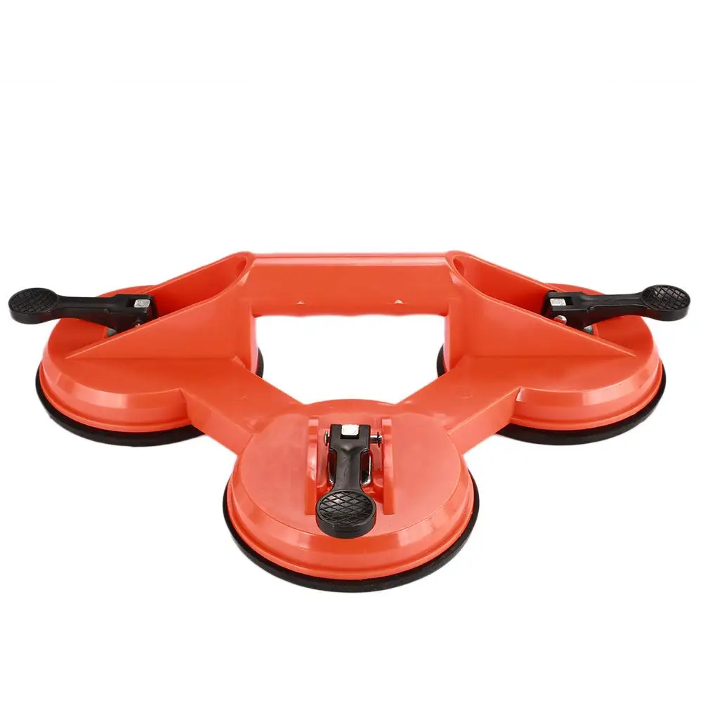 

Orange Suction Claw Floors Tile Sturdy Plastic Sucker Glass Sucker Extraction Device Durable Practical