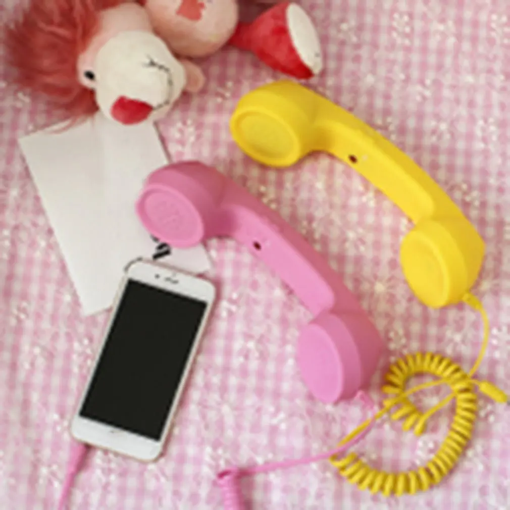 

3.5mm Jack Classic Retro Phone Handset Mini Mic Speaker Phone Call Receiver for Iphone Samsung Huawei xiaomi