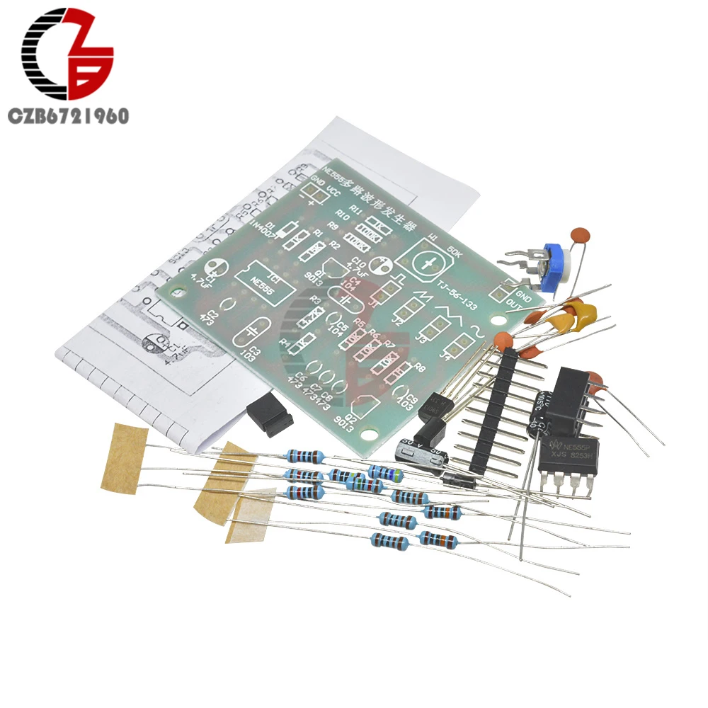 Треугольник квадратной волны NE555 многоканальный генератор сигналов Модуль DIY наборы
