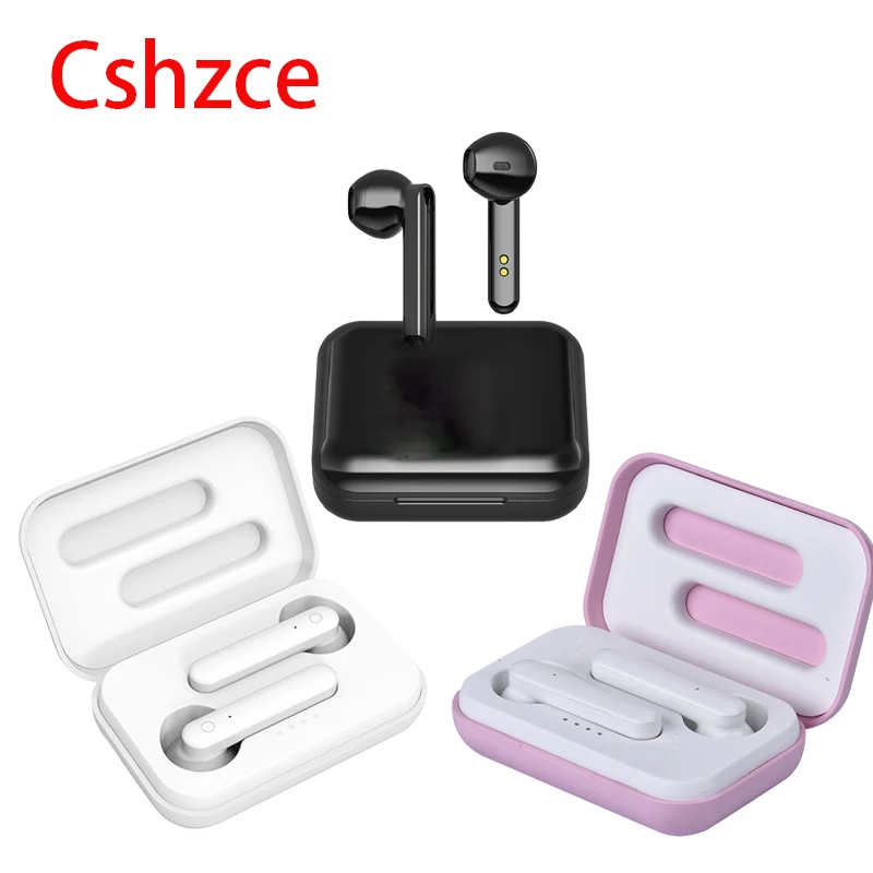 TWS Bluetooth Wireless Headphones Color Earphones Hifi Sports IPX5 Waterproof Earbuds Bluetooth 5 0 Earphone Headset With Mic