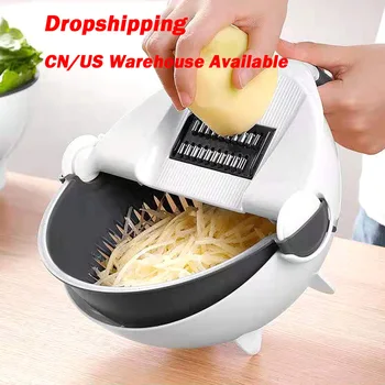 

9 in 1 Vegetable Slicer Potato Peeler Carrot Onion Grater with Strainer Kitchen Accessories Vegetable Cutter Tools Dropshipping
