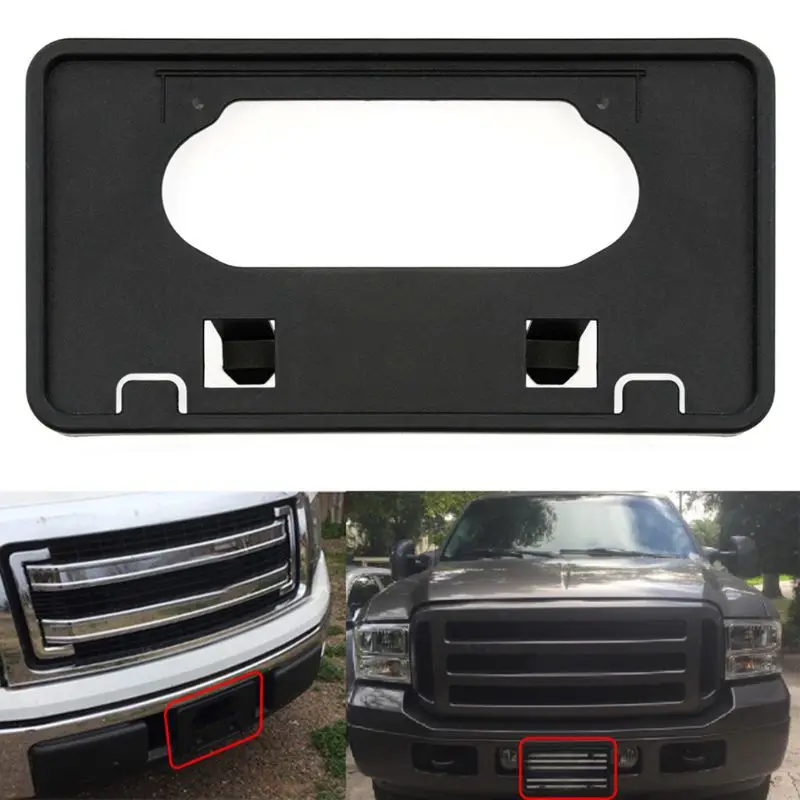 Для 2009- Ford F150 передний бампер держатель номерного знака Рамка Монтажный кронштейн X7JF