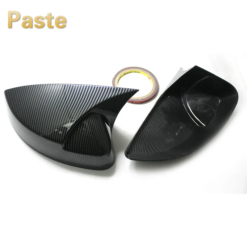 For Audi A3 S3 8V RS3 2013 2014 2015 2016 2017 2018 2019 RearView Mirror Case Cover Carbon fiber pattern or Black Cover