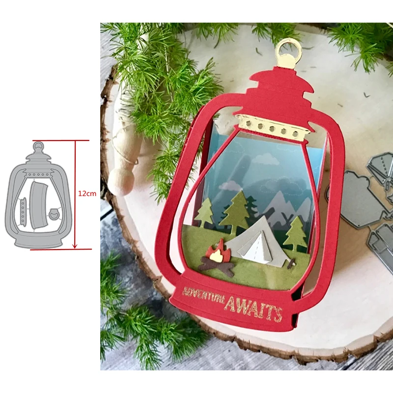 Привлекательная винтажная лампа декоративные металлические режущие матрицы