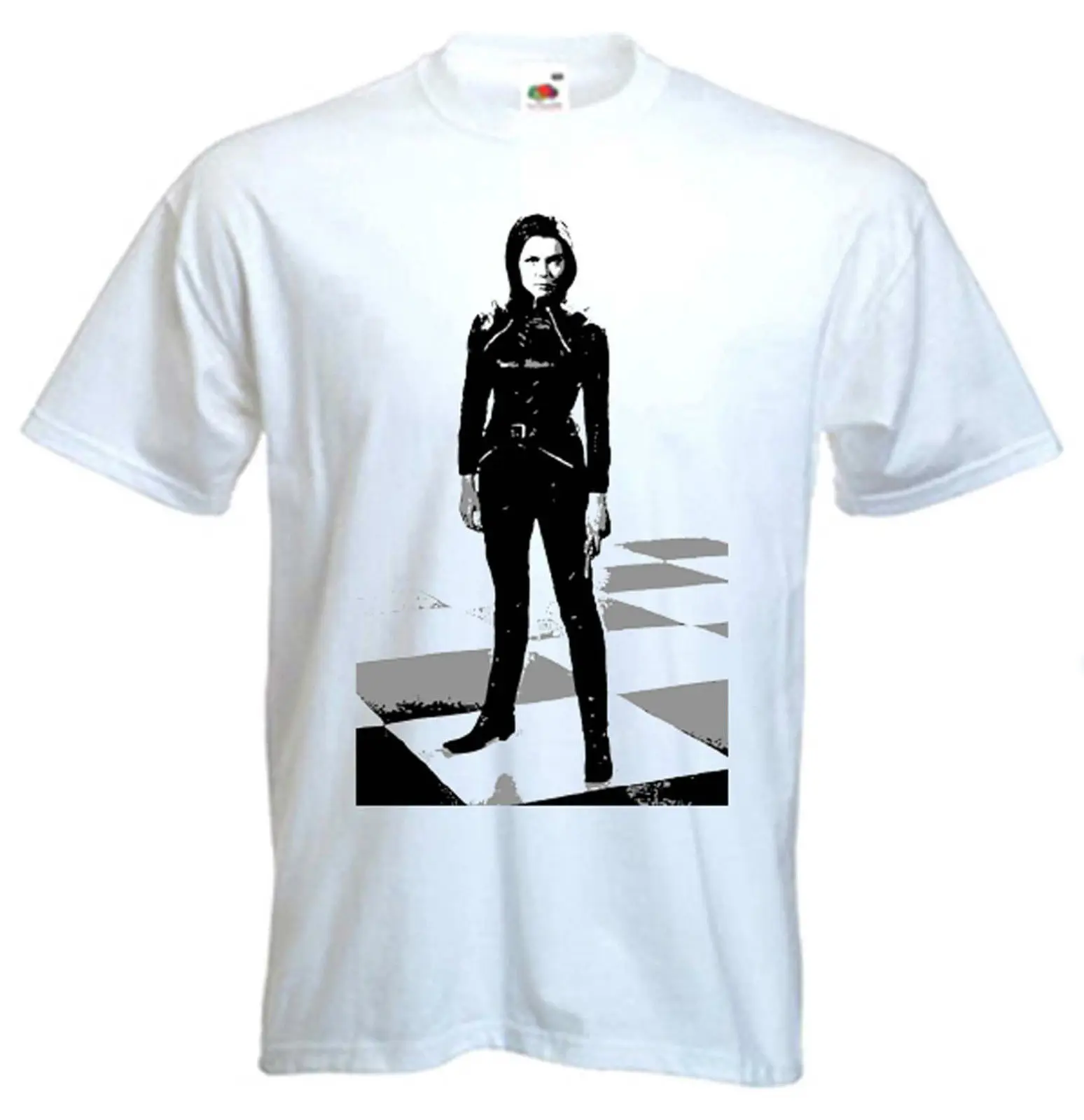 Футболка Emma Peel Diana Rigg The Avengers Sz Summer Летняя мужская модная футболка Удобная