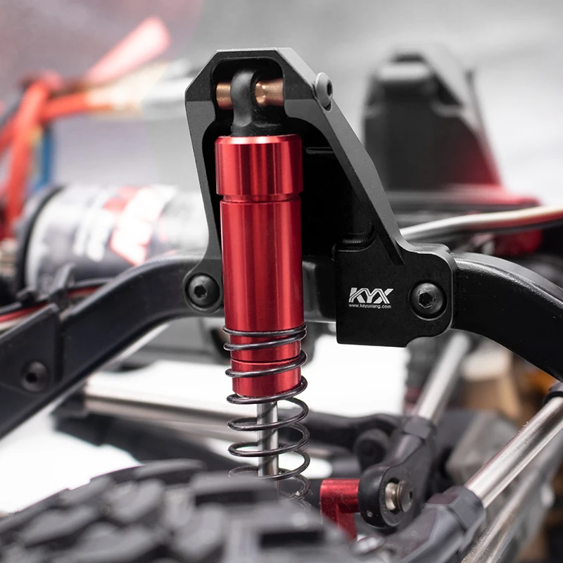 KYX CNC Сплав передняя+ задняя ударная башня кронштейн для Traxxas trx-4 1/10 rc автомобиля