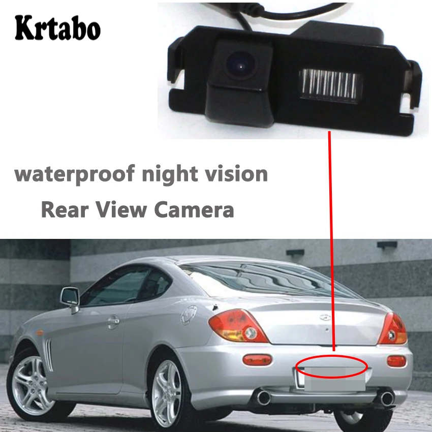 Krtabo камера заднего вида для автомобиля с ночным видением Hyundai Tiburon 2002 ~ | Отзывы и видеообзор