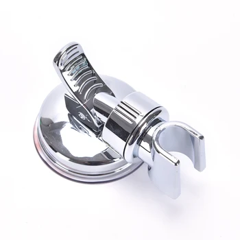

Bathroom Adjustable Shower Handset Holder Shower Head Holder Rack Chrome Strong Suction Wall Mounted Brackets Bathroom Hardware