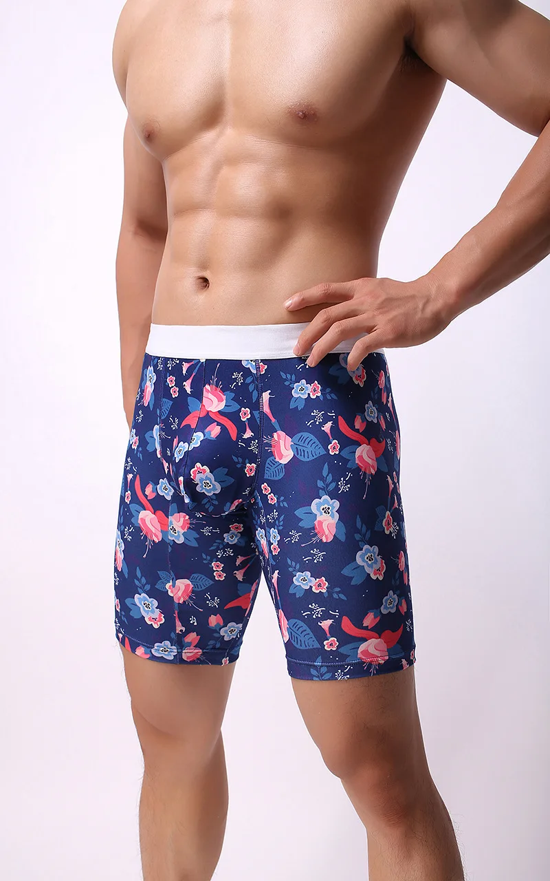 Мужские боксеры с рисунком мужские спортивные трусы для фитнеса five minutes boxers