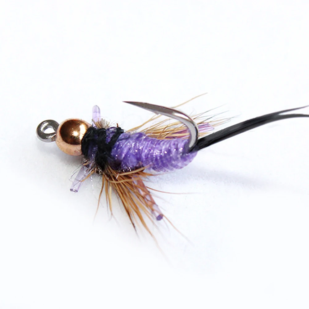 40Pcs Mini Fishing Artificial Lifelike Lure Moth Trout Dry Fly Shaped Crank Bait Insect Flies Hook Tackle