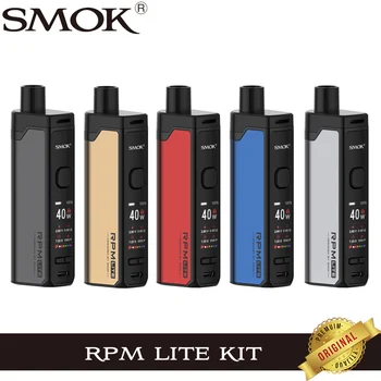 

SMOK RPM Lite Pod Vape Kit 3.2ml RPM Cartridge 40W 1250mAh Battery Vaporizer RPM Mesh DC Coil MTL Electronic Cigarette VS RPM40