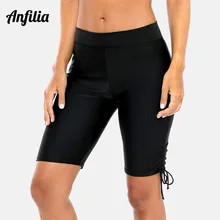 Anfilia женские спортивные бриджи, брюки для плавания, плавки на завязках, танкини, облегающий купальник, плавки для плавания