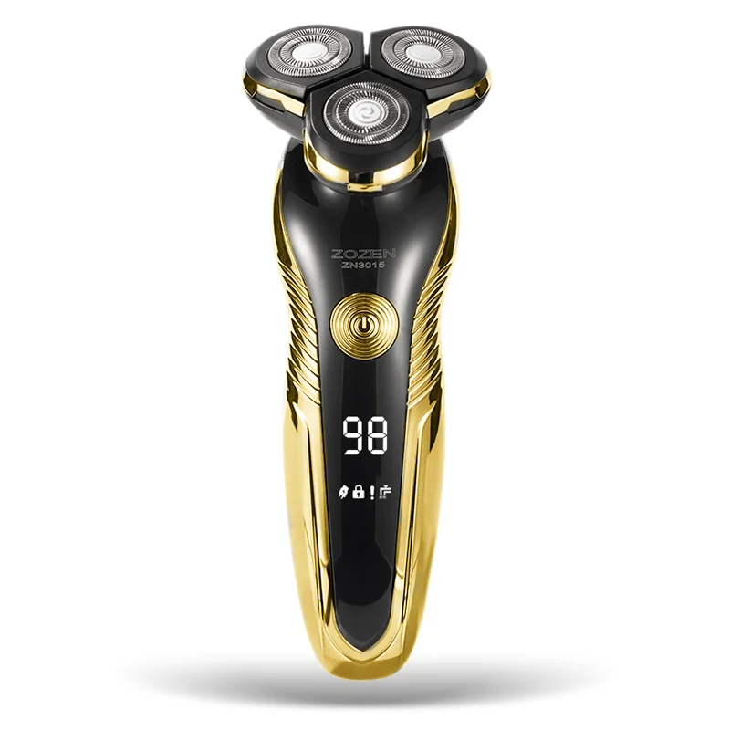 Electric Shaver For Men Rechargeable Men Electric Razor USB 3Blades Portable Water Proof Shaving Machine ZOZEN Electric Shavers