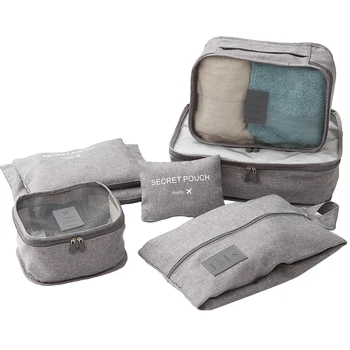 

HHYUKIMI Brand Travel Bag Seven-piece Suit Underwear Storage Finishing Travel Luggage Clothes Storage Organizer Waterproof
