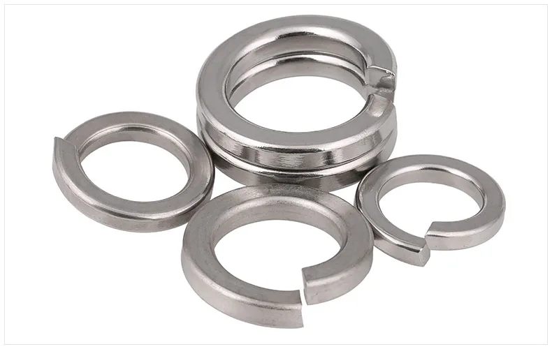 50//100Pcs Rondelles élastiques Spring Washers M2 M2.5 M3 M4 M5 M6 M8 M10 M12 M14