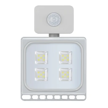 

4x 20W Motion Sensor LED Floodlight, SMD 2835 Induction Lamp, Super Bright Outdoor Security Light for Yard, Garage, Garden, Lawn