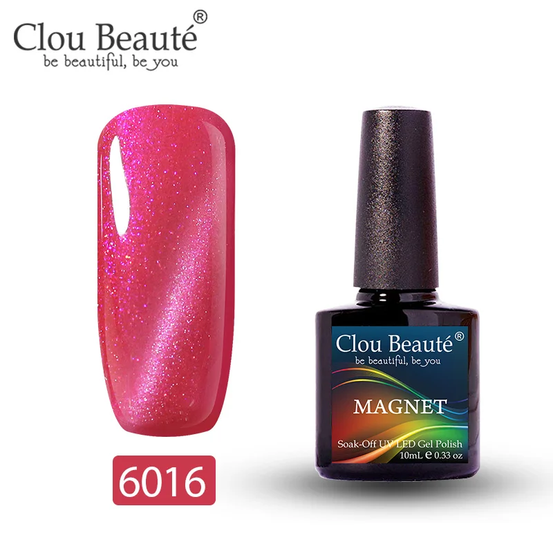 6016 Clou Beaute Гель-лак для кошачьих глаз 46 цветов маникюрный Декор гель лак для ногтей отмачиваемый лак для ногтей 10 мл Полупостоянный лак для ногтей - Цвет: 6016