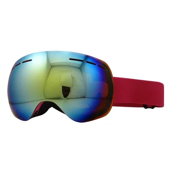 

RHigh Quality Frameless Spherical Lens Snow Snowboard Eyewear Double Layers Anti-Fog Big Ski Mask Glasses Rimless Ski Goggles