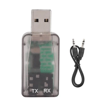 

2 in 1 Wireless Bluetooth 5.0 Receiver Transmitter Car Speaker AUX Audio Adapter Hot Sale