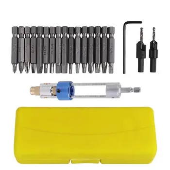 

High-speed Steel Drill Multi Bit Screwdriver Double Support Fast Change Drill Head Converter Dual-use Screwdriver