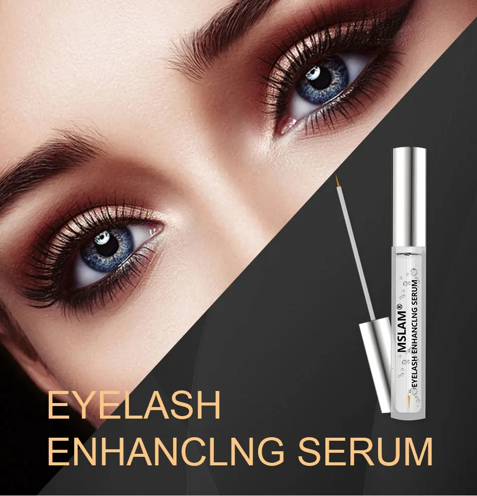 

MSLAM Eyelash Growth Enhancer Serum Eye Lash Treatment Lengthening Curl Moisturizing Mascara Eyelash Essence Eyebrow Growth