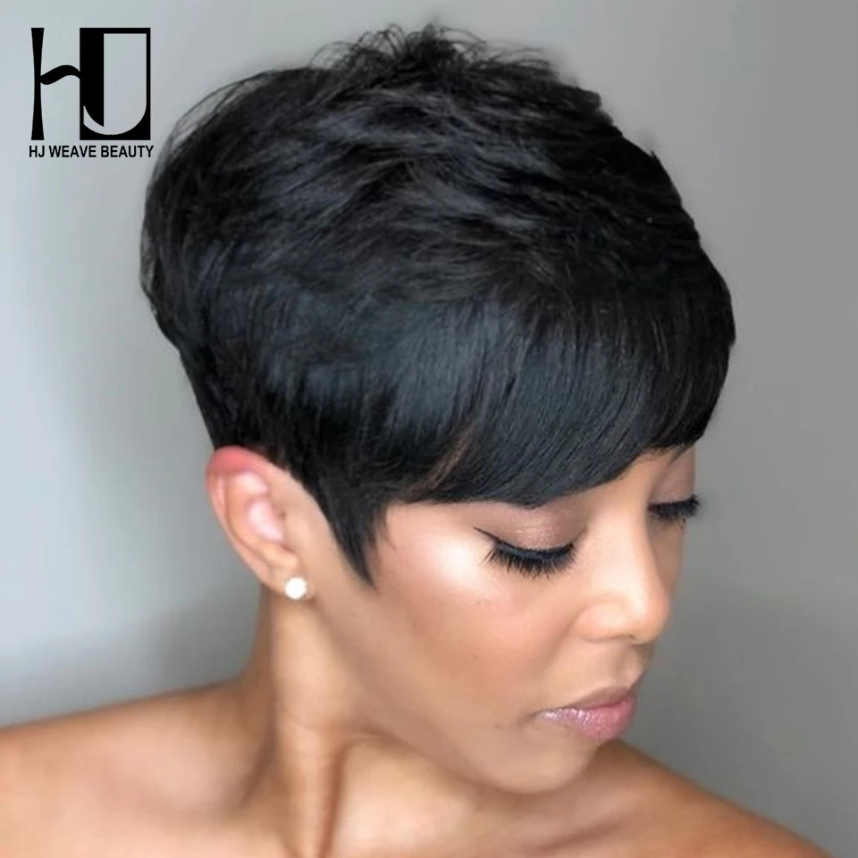 Pariki Hj Weave Beauty Korotkie Volosy Pixie Cut Brazilskie Volnistye Polnorazmernye Volosy Dlya Chernyh Zhenshin Pariki Iz Naturalnyh Volos Remy Volosy Dlya Malchikov Aliexpress Mobile