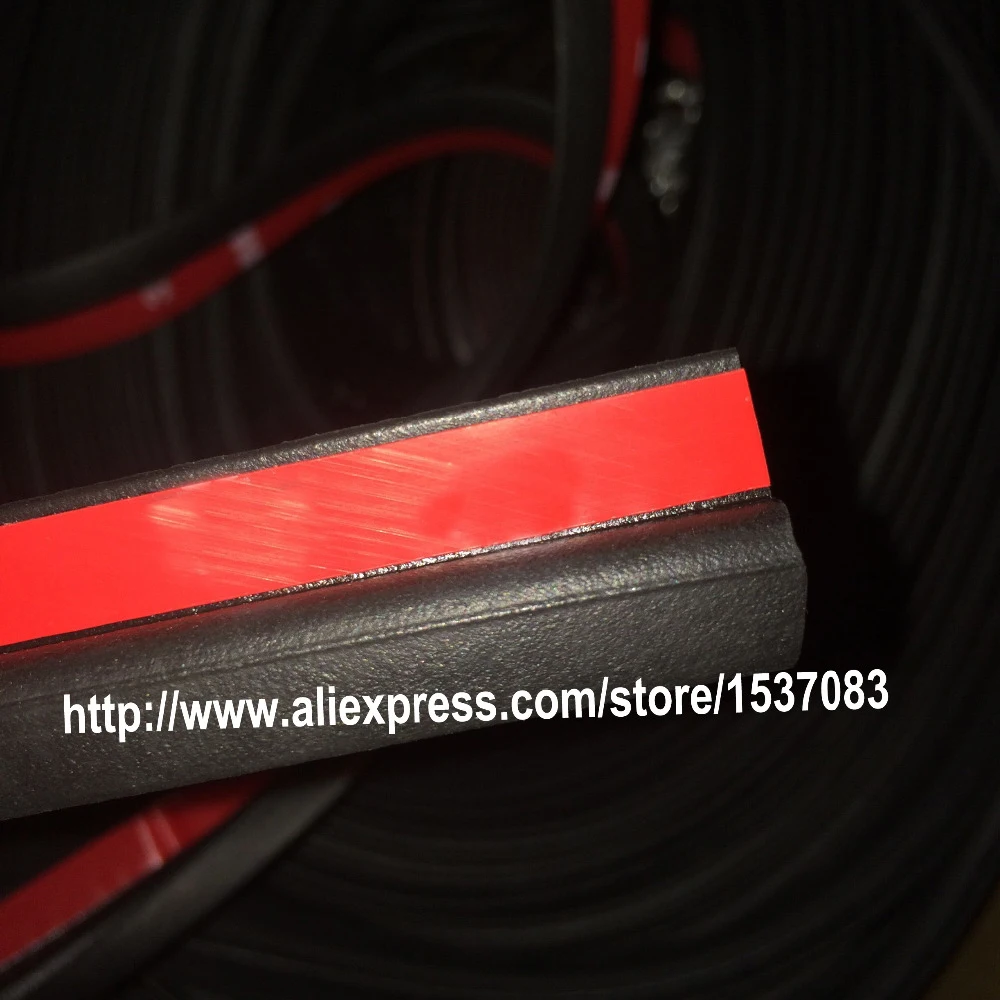 

4 meters Z type self adhesive car door rubber sealing strip weatherstrip noise insulation