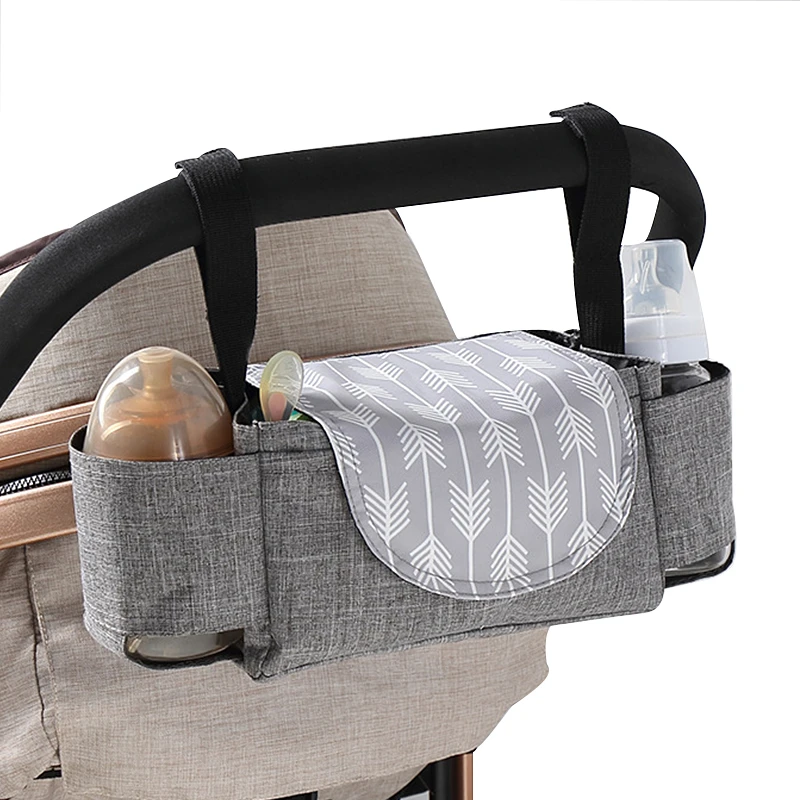 Baby Stroller Organizer Nappy Bag Hook Hanging Mummy Carriage Waterproof Bottle Bag Handbag Pram Cart Organizer Diaper Bag baby stroller accessories set