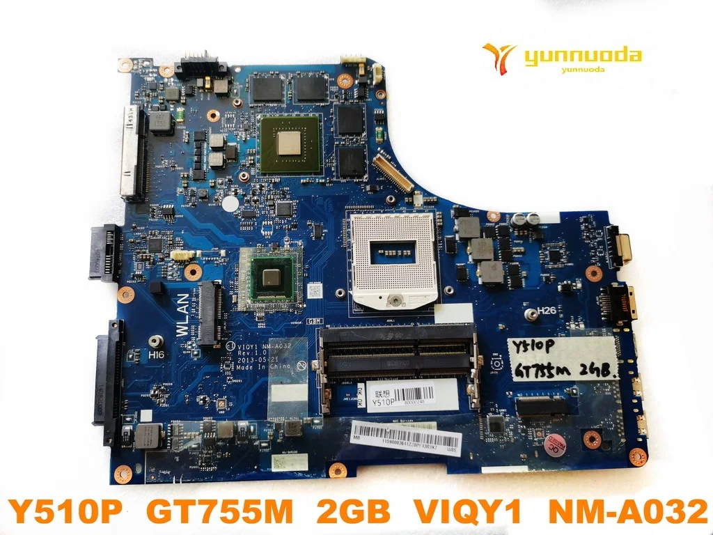 Оригинальная материнская плата для ноутбука lenovo Y510P GT755M 2GB VIQY1 NM-A032 протестирована