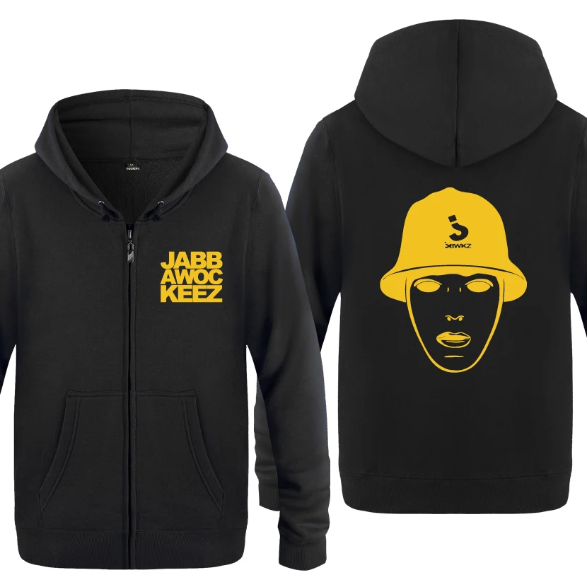 Новая Крутая толстовка Jabbawockeez модные мужские флисовые куртки на молнии с длинным