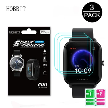 

3Pcs 0.15mm Unthin TPU Hydrogel Film For Huami Amazfit POP Smart Watch Soft Clear Anti-Scratch Screen Protector Film Not Glass