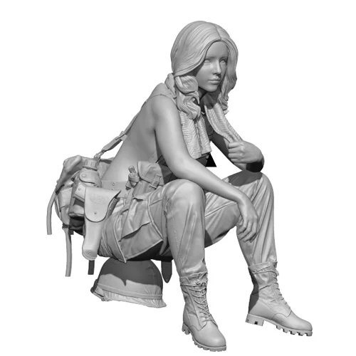 1/35 Resin Model Figure GK, Unassembled and unpainted kit 3