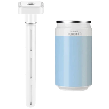 

2pcs USB Humidifier Portable Ultrasonic Mist Maker Aroma Diffuser - T type humidifier & Coke can type humidifier