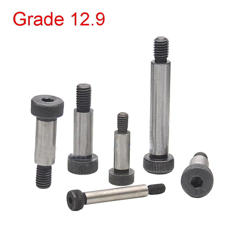 Grade12.9 Alloy Steel High Axis Shoulder Bolts Hexagon Socket Allen Key Screw 90mm M12 Grade12.9 Alloy Steel High Axis Shoulder Bolts Hexagon Socket Allen Key Screw 90mm M12