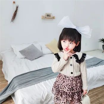 

Toddler Girls Sweater Fashion Korean Knit Cardigan For Girl Kids Clothing 2020 New Arrival Baby Children Jackets 2 3 4 5 6 Years