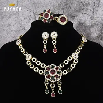 

Dubai AFRICA gold jewelry sets women fashion necklace fine jewelry sets wedding gold jewelry sets