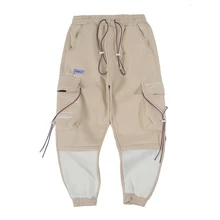 Мужские черные брюки для бега Лето мужские хлопковые брюки с большими карманами Ankel Cargo Брюки мужские весенние уличные комбинезоны спортивные брюки