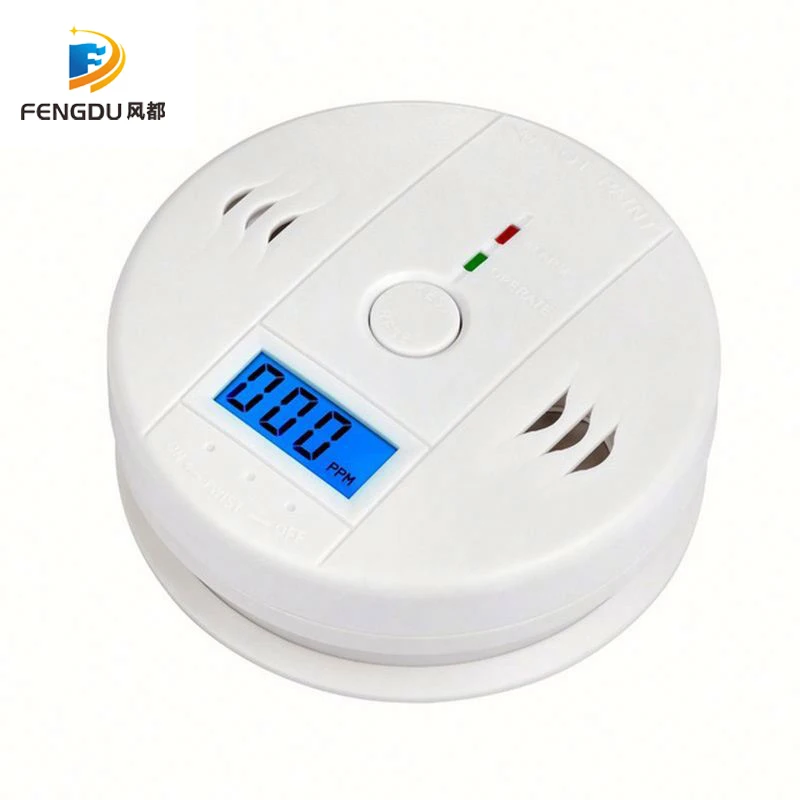 Home Security 85dB Warning High Sensitive LCD Display Photoelectric Stand Alone CO Gas Sensor Carbon Monoxide Detector Sensor