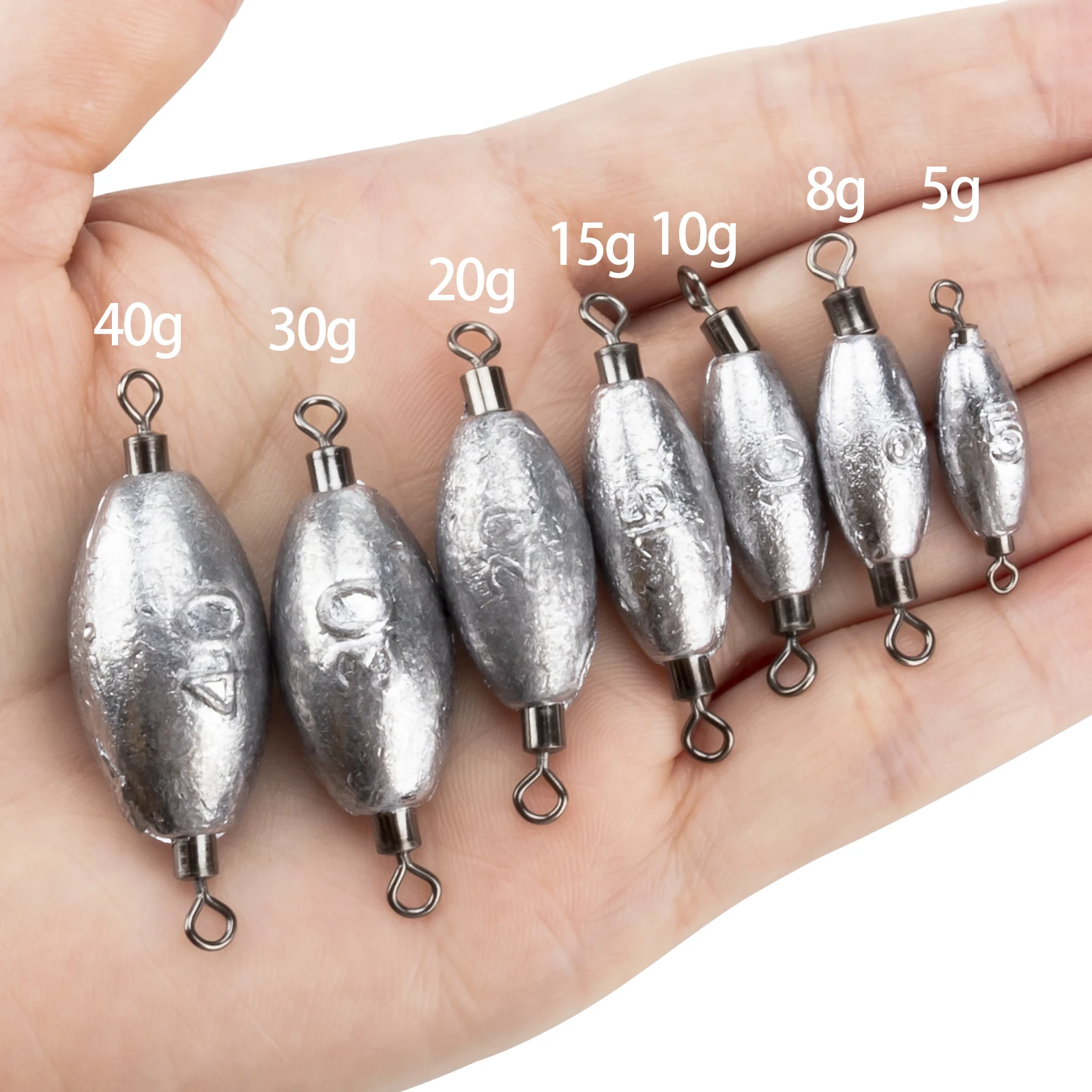 Plombs de pêche - Non spécifié - Olive - 1G - 100PCS - Plomb pur