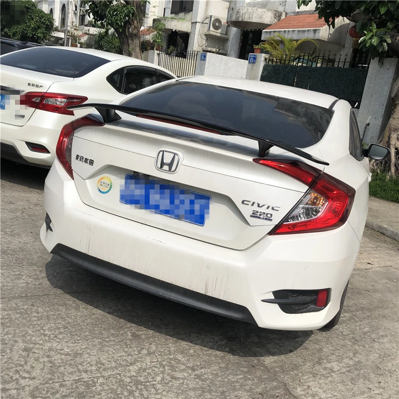 Спойлер для Honda CIVIC 2016 2018 спойлер TF АБС пластик цветной задний автомобиля|Спойлеры