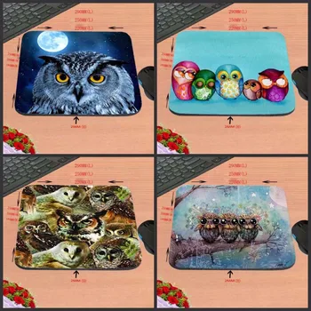 

Mairuige Custom Mouse Pad Two Owl Drawing Artwork Beautiful Decoration Computer Notebook Logo Printing Mouse Pad